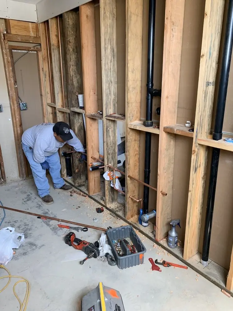 Commercial rough-in plumbing for Trenchless Sewer Repair in Stillwater